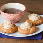 zeppole con crema al caffe