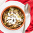 Bicchierini con crema di ceci, Fresco Spalmabile e nocciole
