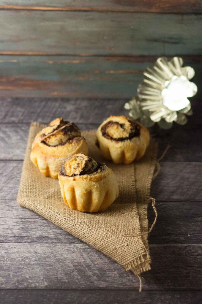 brioche senza impasto al cioccolato