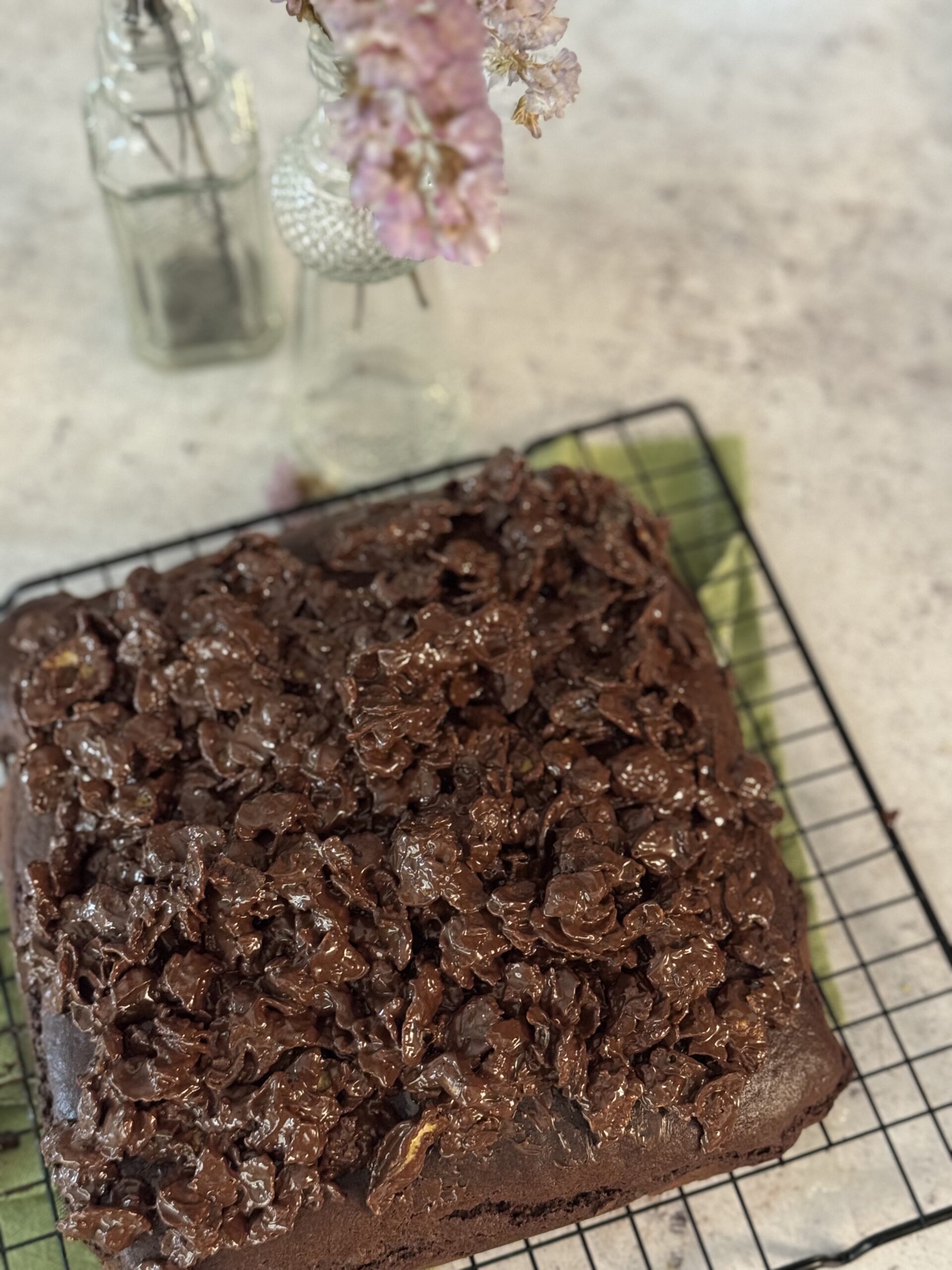 Torta al cioccolato crunchy